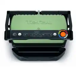 MediaMarkt TEFAL GC71EL OptiGrill Eco Design Contactgrill Lichen & zwart aanbieding