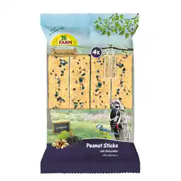 Zooplus 640g JR Farm 4x Pinda Sticks schelpvrij met vlierbessen vogelvoer aanbieding