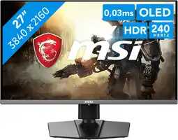 Coolblue MSI MPG 272URX QD-OLED aanbieding