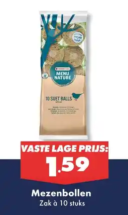 Huisdier Voordeelshop Mezenbollen Zak à 10 stuks aanbieding