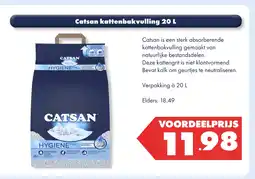 Huisdier Voordeelshop Catsan kattenbakvulling 20 L aanbieding