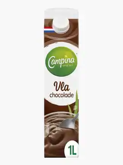 Flink Campina Vla Chocolade 1L aanbieding