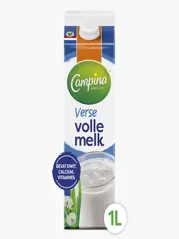 Flink Campina Volle Melk 1L aanbieding