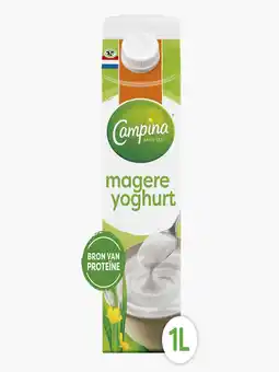 Flink Campina Magere yoghurt 1L aanbieding