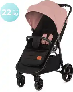 Bol.com Kinderkraft GRANDE PLUS - Kinderwagen Buggy tot 22 kg - Ligpositie - Roze aanbieding