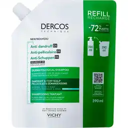Etos Vichy Dercos Anti-Roos DS Shampoo NH/VH Navulling 390 ML aanbieding