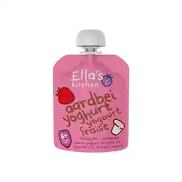 Etos Ella's Kitchen Aardbeien Yoghurt Biologisch Knijpfruit 6+ Maanden 90 GR aanbieding