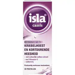 Etos isla cassis pastilles met Vitamine C Suikervrij aanbieding