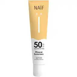 Etos Naïf Mineral Sunscreen SPF 50 50 ML aanbieding