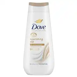 Trekpleister Dove Advanced Care Nourishing Silk Douchegel aanbieding