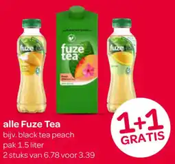 Spar alle Fuze Tea aanbieding