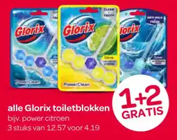 Spar alle Glorix toiletblokken aanbieding