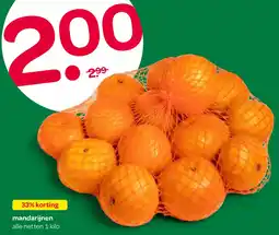 Spar Mandarijnen aanbieding