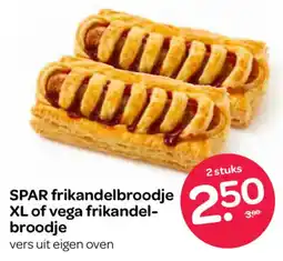 Spar SPAR frikandelbroodje XL of vega frikandel broodje aanbieding