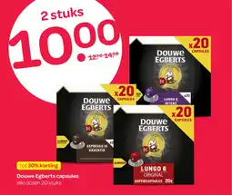 Spar Douwe Egberts capsules aanbieding