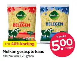 Spar Melkan geraspte kaas aanbieding