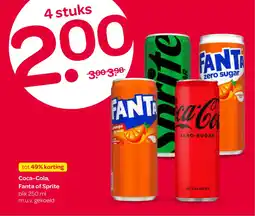 Spar Coca-Cola, Fanta of Sprite aanbieding