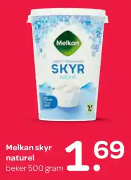 Spar Melkan skyr naturel aanbieding