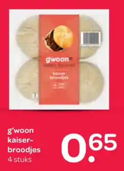 Spar G'woon kaiser broodjes aanbieding