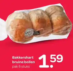 Spar Bakkershart bruine bollen aanbieding