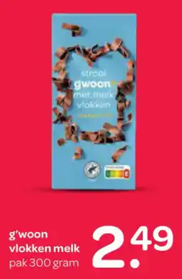 Spar G'woon vlokken melk aanbieding