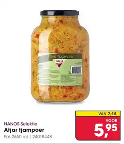 HANOS Hanos Selektie Atjar tjampoer aanbieding