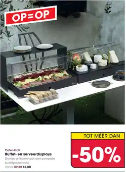 HANOS Cater Profi Buffet en serveerdisplays aanbieding