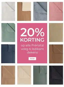 Prenatal op alle Prénatal wieg & ledikant dekens aanbieding