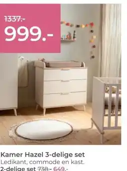 Prenatal Kamer Hazel 3-delige set aanbieding