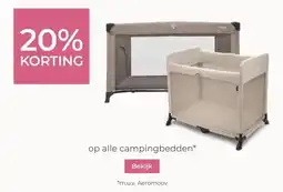 Prenatal op alle campingbedden* aanbieding