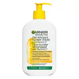 Trekpleister Garnier SkinActive Glow Booster Reinigingsgel aanbieding