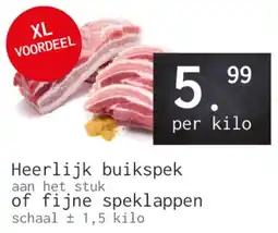 Naanhof Heerlijk buikspek of fijne speklappen aanbieding