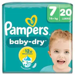 Trekpleister Pampers Baby-Dry Maat 7 Luiers aanbieding