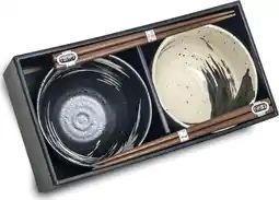 Bol.com Edo Japan - Kommenset met eetstokjes - 4delig - giftbox aanbieding