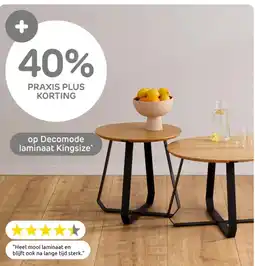 Praxis Decomode laminaat Kingsize aanbieding