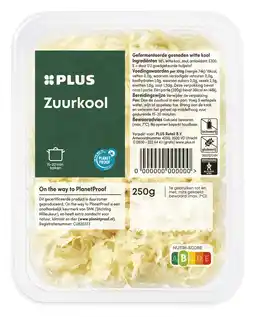 PLUS PLUS Zuurkool aanbieding