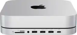 Coolblue Satechi Aluminum Mac Mini/Mac Studio Stand Hub Zilver met SSD slot aanbieding