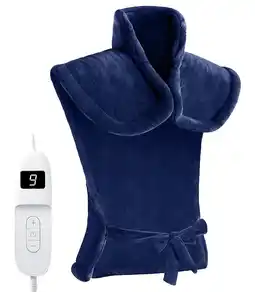 ANWB Seranova Verzwaard Warmtekussen voor Nek Blauw aanbieding