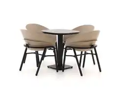 Kees Smit Hartman Tubb dining tuinset 70cm 5-delig verstelbaar aanbieding