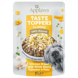 Zooplus Applaws Taste Toppers in Saus 12 x 85 g Hondenvoer - Kip, Erwten, Pompoen & Witte Bonen aanbieding