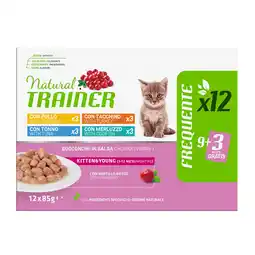 Zooplus Natural Trainer Kitten & Young natvoer voor kittens - 24 x 85 g Mixpakket (4 Soorten) aanbieding