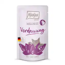 Zooplus 12x 125g MjAMjAM Wellness Spijsvertering - Kip natvoer voor katten aanbieding