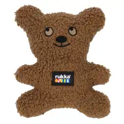 Zooplus Rukka Teddy hondenspeeltje, bruin maat S 15x12cm hond aanbieding