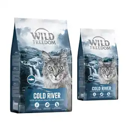 Zooplus 6,5 kg + 2 kg gratis! Wild Freedom Adult droogvoer voor katten 8,5 kg - Cold River met Zalm aanbieding
