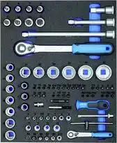 Conrad Gedore TS CT2-D19-D20 2957191 Dopsleutelset aanbieding