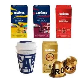 Koffievoordeel.nl Proefpakket Lavazza - 80 koffiecapsules aanbieding
