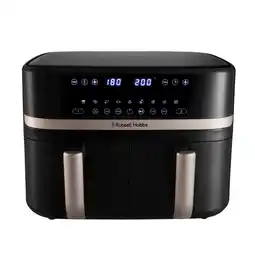 MediaMarkt Russell Hobbs Satisfry Dual Basket 9l - 27680-56 Heteluchtfriteuse aanbieding