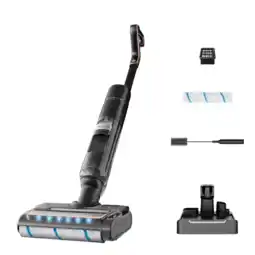 MediaMarkt Rowenta Gz5736 X-clean 7 Zwart & Chroom 2-in-1 Vloerreiniger En Stofzuiger aanbieding