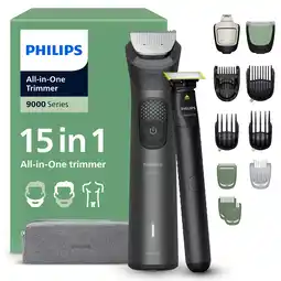 MediaMarkt Philips Mg9531/15 Philips Series 9000 15 In 1 Multigroom Zwart aanbieding