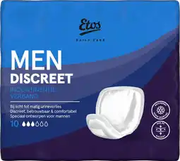 Etos Etos Men Control Level 1 Incontinentieverband 10 stuks aanbieding